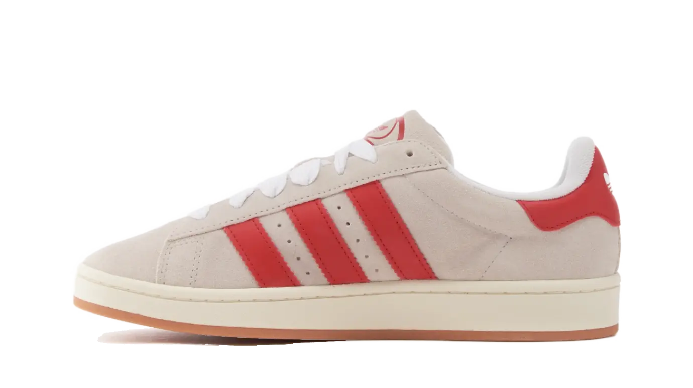 Adidas Campus 00s Crystal White Better Scarlet