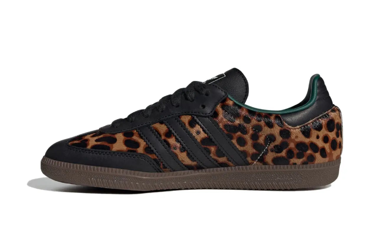 Adidas Samba Leopard Black Green