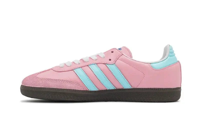 Adidas Samba OG Light Pink Aqua Blue