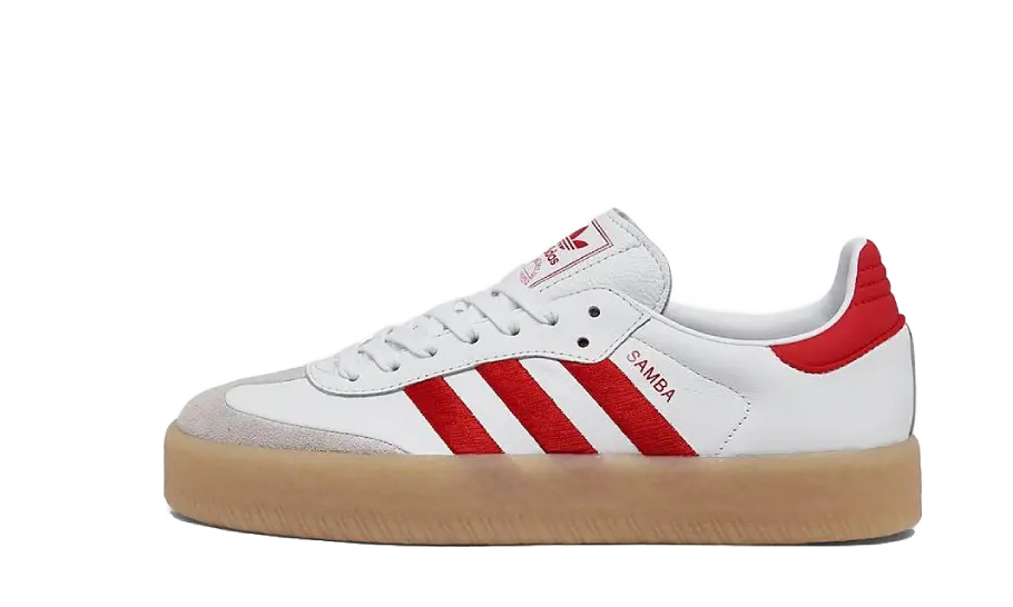 Adidas Sambae White Scarlet Gum