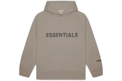 Fear of God Essentials Hoodie Applique Logo Taupe